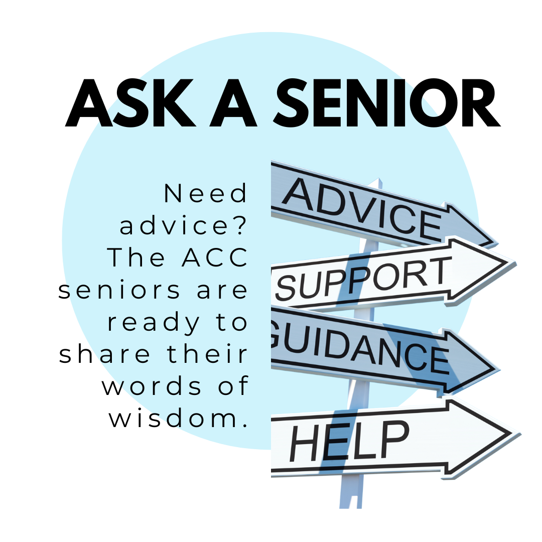 New Advice Column: Ask a Senior