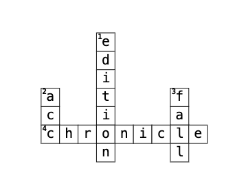 ACC Chronicle Fall Edition Crossword Puzzle